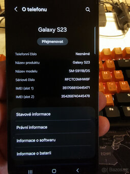 Prodám Samsung S23 5G 256Gb - 5