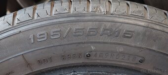 2 letní pneumatiky Fulda 195/55R15 85V 6,00mm - 5