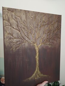Obraz 40x50 Zlatý strom - 5