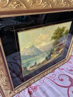 Starý obraz romanťák - 5