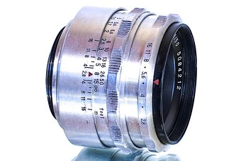Carl Zeiss Tessar CHROME 2,8/50 M42 TOP STAV - 5