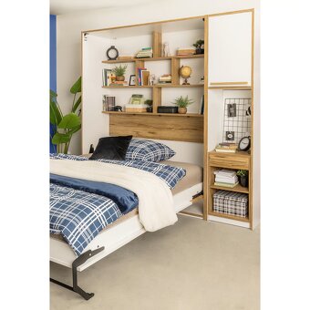 Postel s policí 120x200 cm - 5