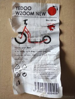 Koloběžka yedoo wzoom new red - 5