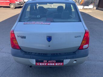 DACIA LOGAN 1.4 MPi 55 KW 1 Majitel ČR 2005 - 5