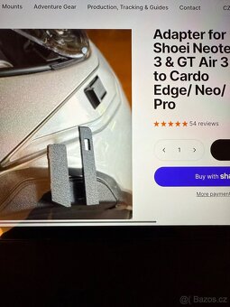 Cardo Shoei Neotec3 adaptér - 5