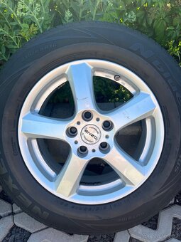 Alu kola 5x 114,3 s letní sadou. - 5