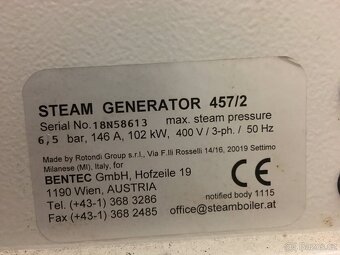 Elektrický vyvíječ páry Bentec 457/2 - Rotondi Group 100kW - 5