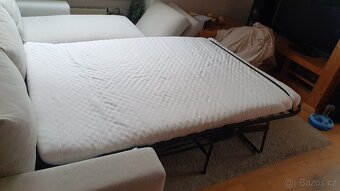 Rohová rozkládací pohovka VIMLE Gunnared béžová - 5