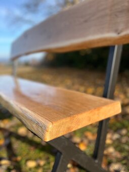 Zahradní lavička :DUB - doprava zdarma - 5