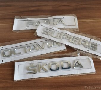 Napiš černý škoda Octavia Fabia Superb - 5