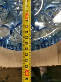 Retro broušená mísa. - 5