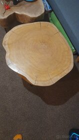 Konferenční stolek z dubového dřeva - 5