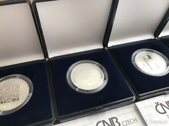 Pamětní stříbrné mince 100,- ČNB Instituce České republiky - 5