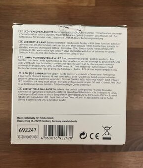 LED svítidlo na láhve - Tchibo - 5