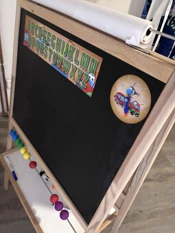 Dětská tabule 3v1 – kreslení, psaní, učení hrou - 5