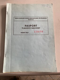 Tlaková nádoba 1000l - Vzdušník, Expanzní nádoba - 5