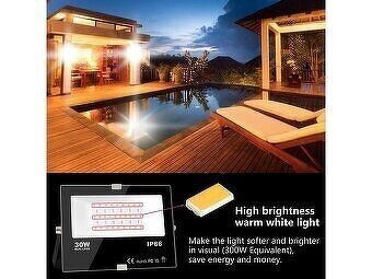 Halogen LED reflektor RGB Bluetooth IP66 30W barevný bílý - 5