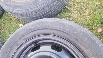 Prodam 4 kusy 195/65 R15 4x108, Hankook - Optimo - 5