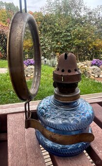 Ditmar (Vienna / Austrian Make) — modré sklo s reflektorem, - 5