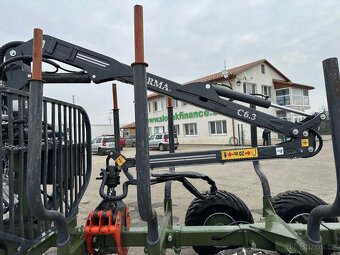 FARMA T8 2024 VIN 073 vývozka za traktor - lesný príves - 5