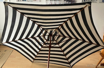 Slunečník průměr 160cm výška 200cm použitý - 5