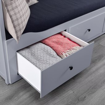 IKEA HEMNES Rozkládaci postel s matracemi - 5