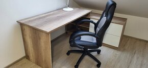 PRODÁM dřevěný psací stůl MINIMÁLNĚ POUŽÍVANÝ - 5