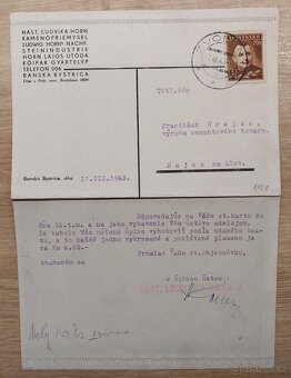 RAJEC - Pohľadnica, program, dopis - 5