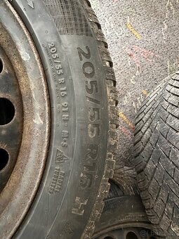 Disky se Zimními pneu Continental 205/55 R16 - 5