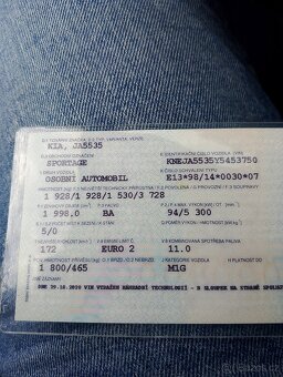 Sportage 2.0 benzín - 5