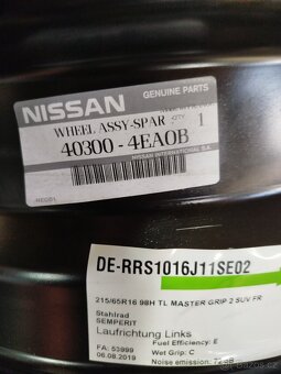 Disky Nissan Qashqai 5x114,3 R16 6,5J ET40 - 5