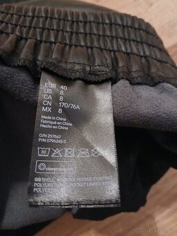 Dámské koženkové kalhoty H&M vel. 40 - 5
