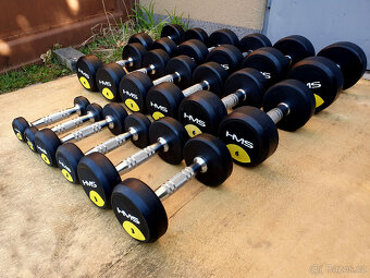 Jednoruční činky sada - 90kg PROFI - 5