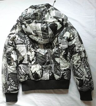 DÁMSKÁ ZIMNÍ BUNDA - BOMBER - vel. M/L... 38/40 - 5