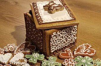 Perníková skříňka s překvapením - dekorace - 5