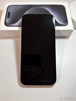 Apple iPhone 15 Pro, 256GB modrý titan, záruka 11.01.2026 - 5