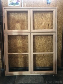 Rámová modřínová okna. - 5