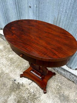 biedermeier lýrový stôl / stolík - 5