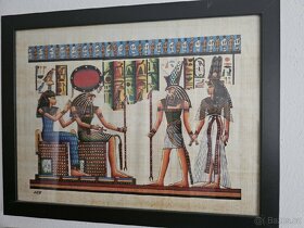 Papyrus Egypt zarámované - 5