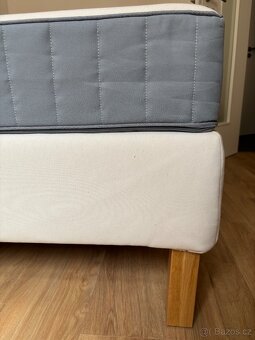 Postelový rám IKEA ESPEVÄR - 140x200 cm, bíly - - 5