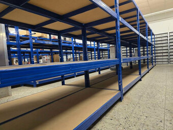 Policový regál 9,6 m použitý zatížení do 1400 kg - 5
