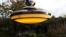 Stropní ventilátor s výsuv. lopatkami a svítidlem - 5