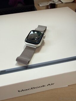 Prodám Apple Watch 9 GPS+Cellular Milánsky tah - 5