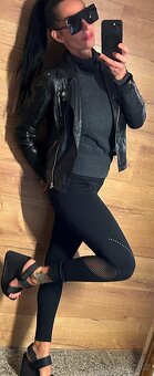 krásná sexy kožená luxusní bunda -100% leather - 5