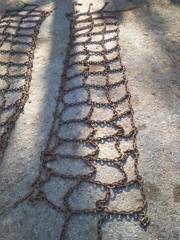 Sněhové řetězy na traktor 7245 - tvrzené - 5