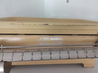 Starožitná kuchyňská váha, mlýnek na pepř+solnička - 5