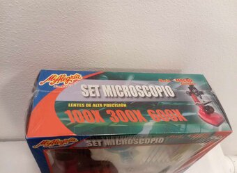 Dětský set mikroskop zcela nový +doplňky SLEVU hračka - 5