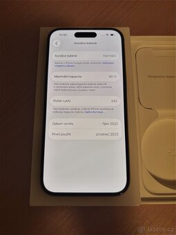 iPhone 15 128GB Modrý + sklo a obal - 5