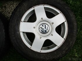 Alu kola 5x100 R15 Pneu 195/65 R15 Zimní - 5