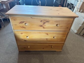 Krásná dřevěná Ložnice IKEA HURDAL z masivu Komplet - 5